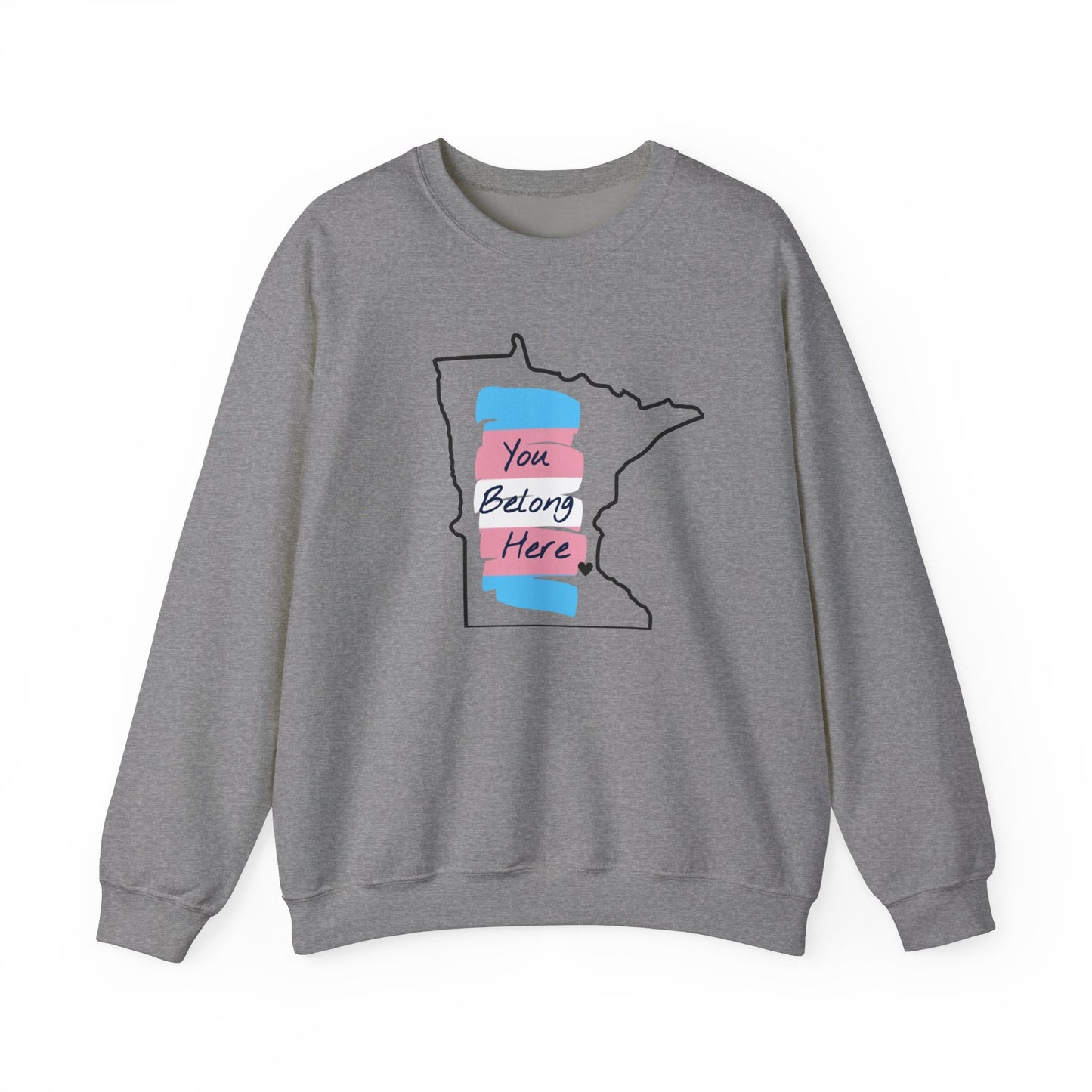 Minnesota You Belong Here Heavy Blend™ Crewneck Sweatshirt