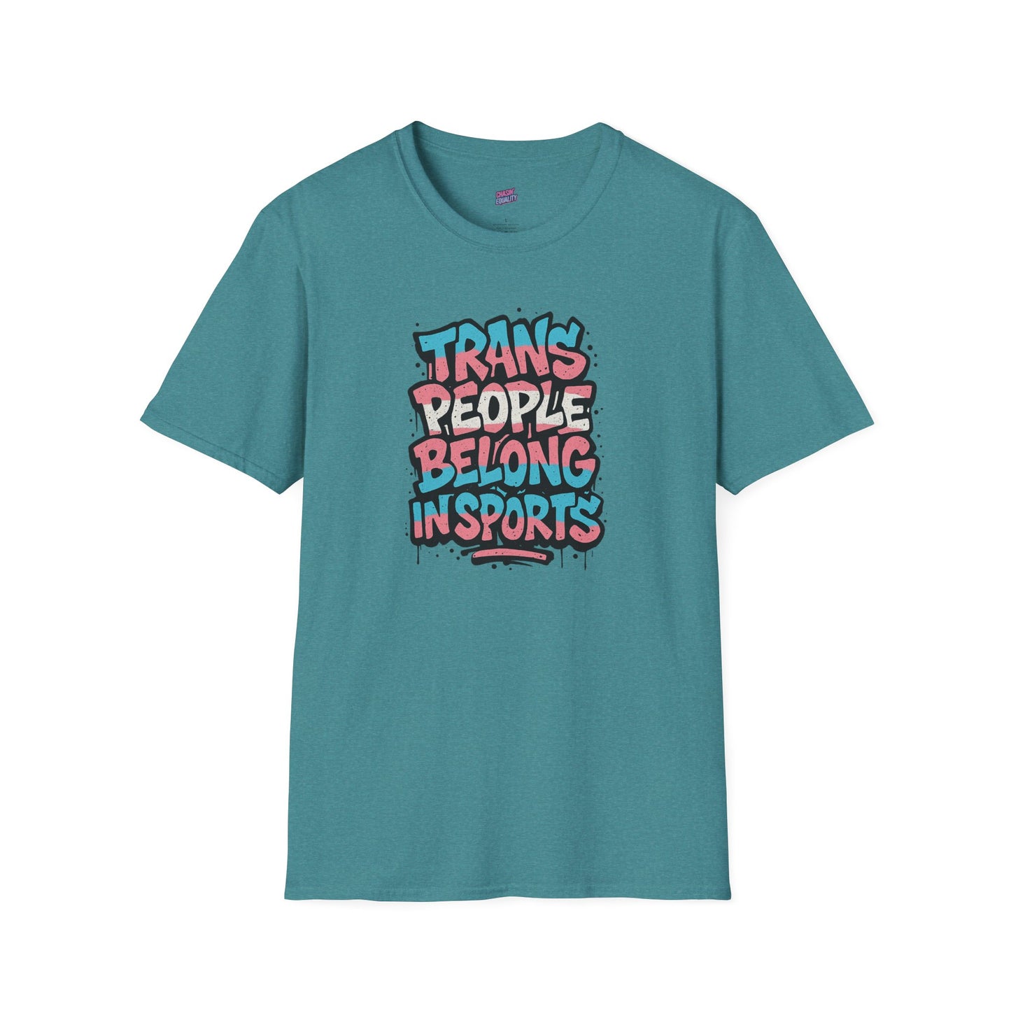 Trans People Belong In Sports Tee