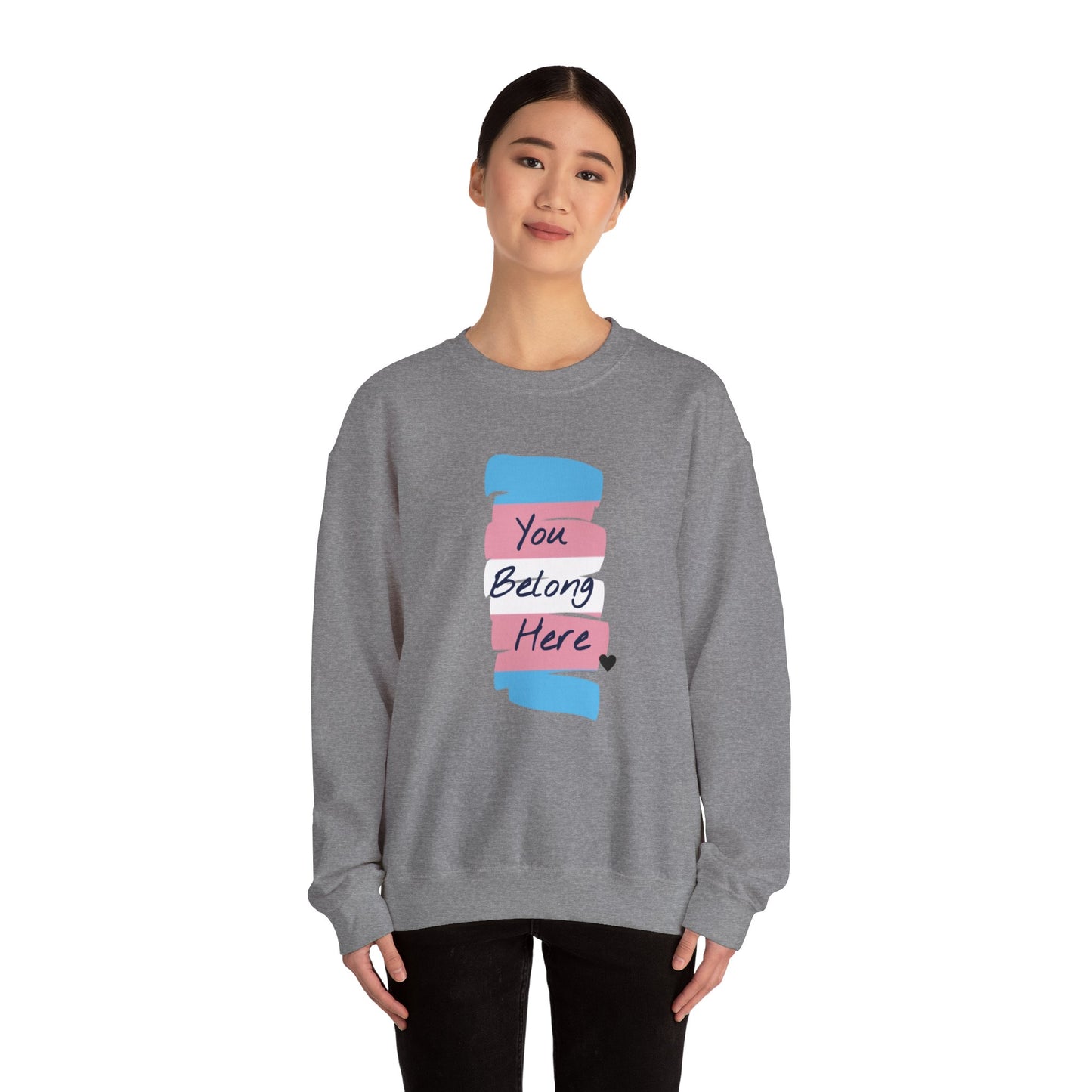 You Belong Here Heavy Blend™ Crewneck Sweatshirt