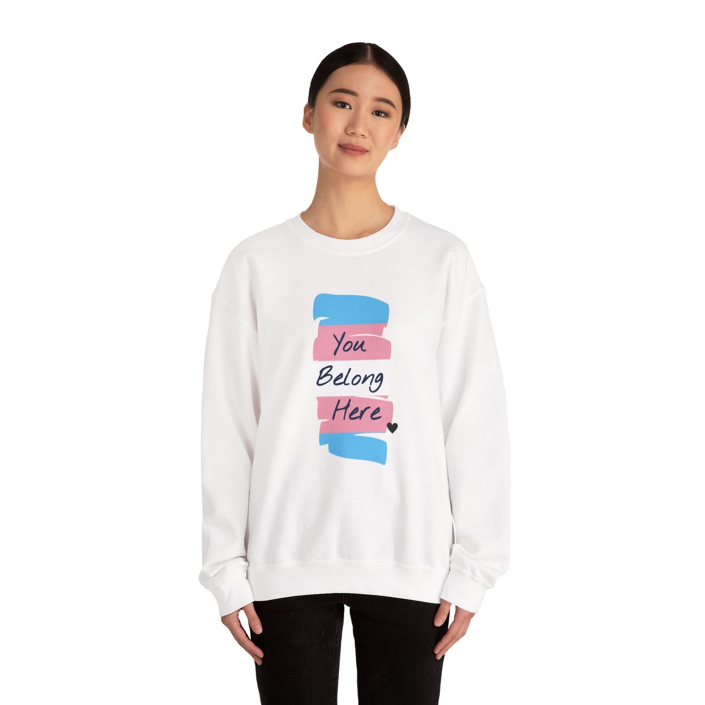 You Belong Here Heavy Blend™ Crewneck Sweatshirt