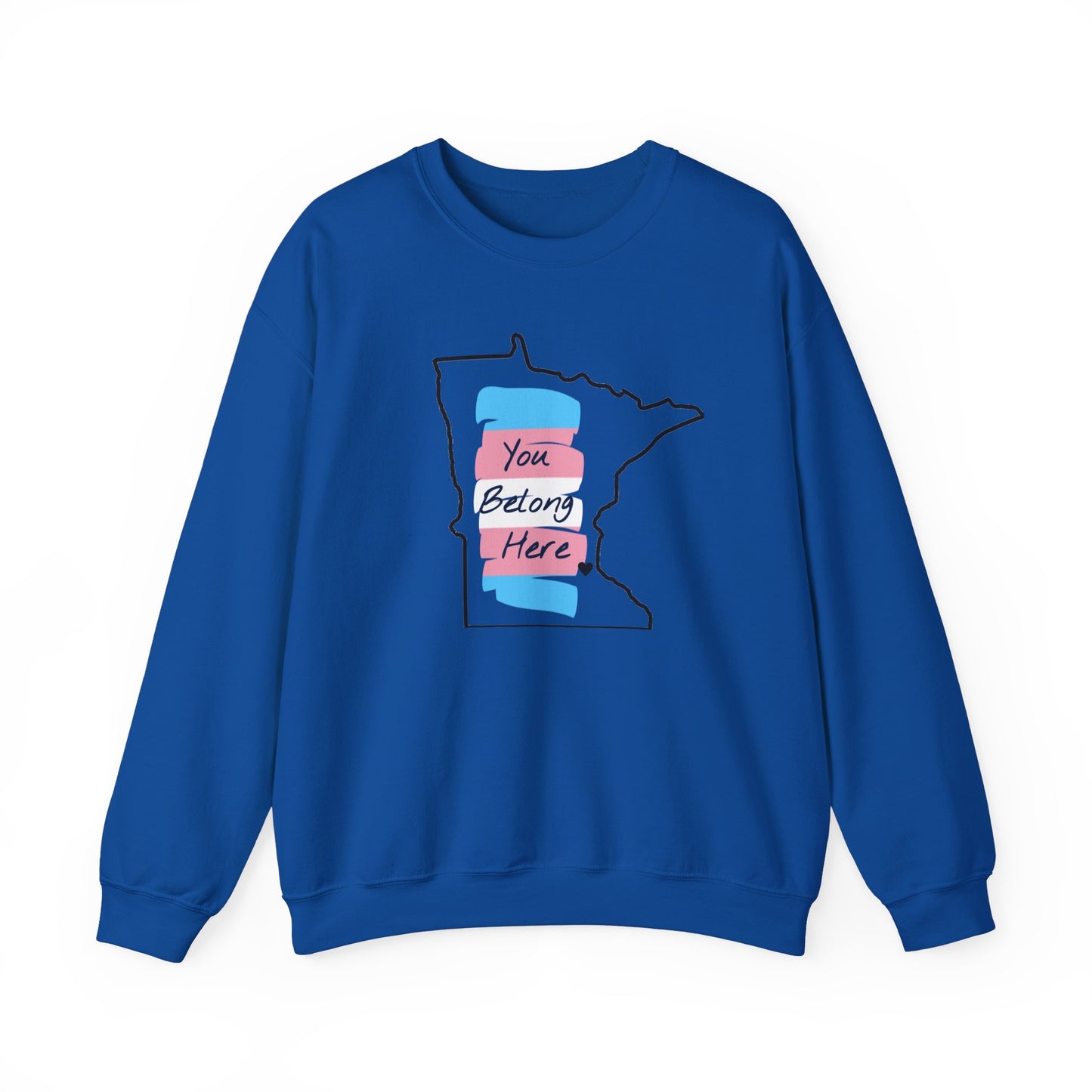 Minnesota You Belong Here Heavy Blend™ Crewneck Sweatshirt