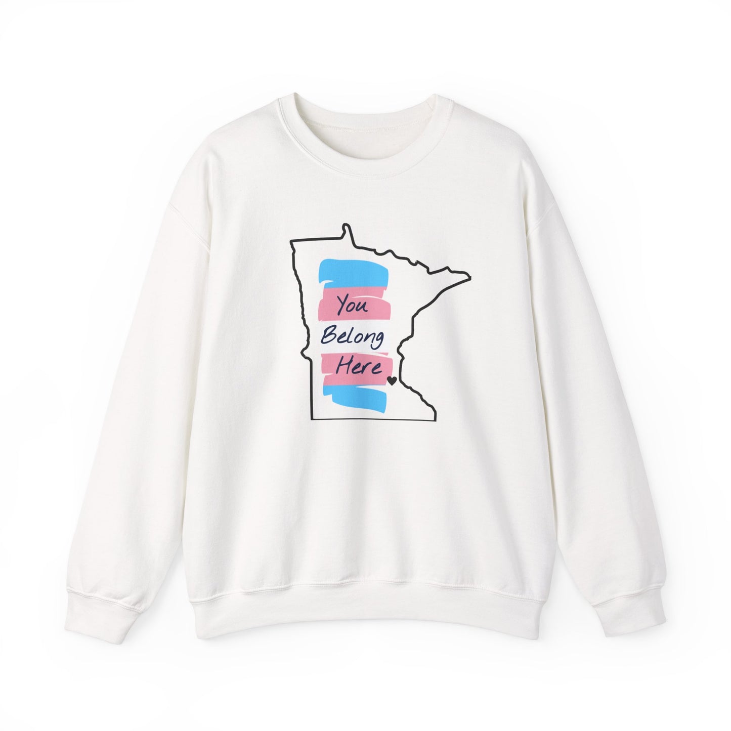 Minnesota You Belong Here Heavy Blend™ Crewneck Sweatshirt