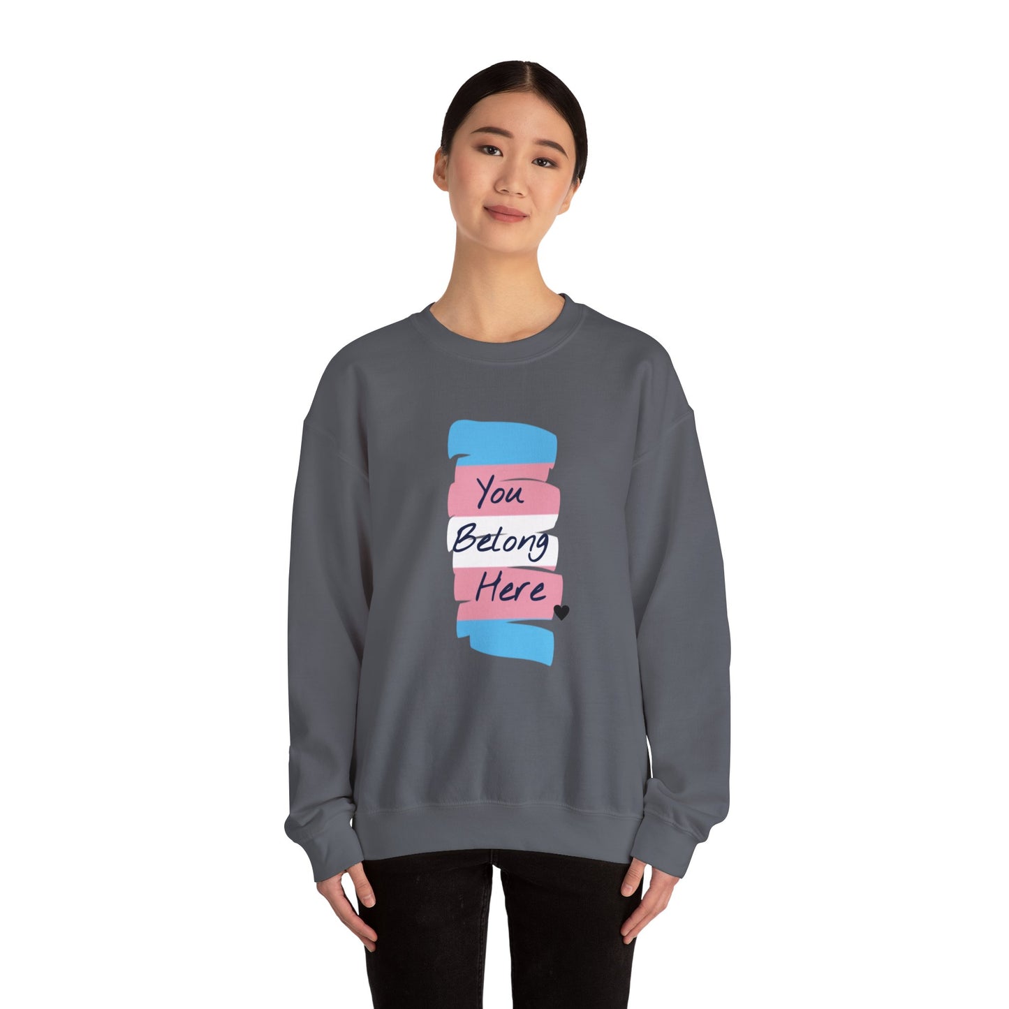 You Belong Here Heavy Blend™ Crewneck Sweatshirt