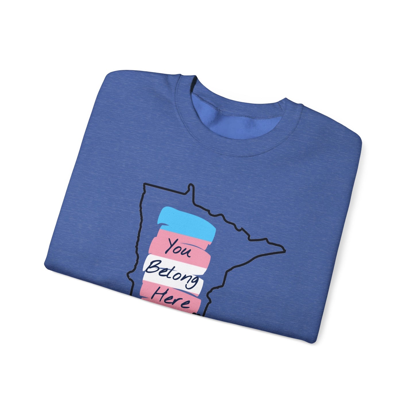 Minnesota You Belong Here Heavy Blend™ Crewneck Sweatshirt
