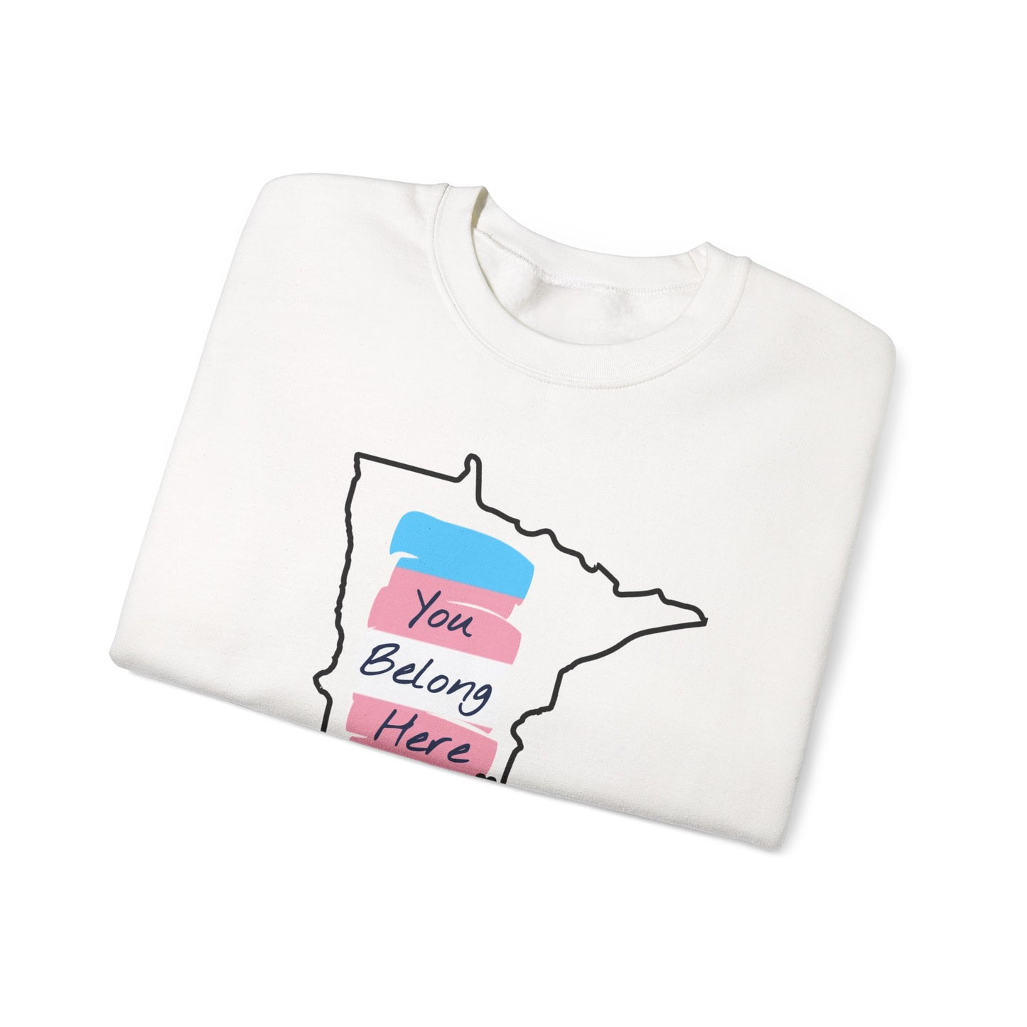 Minnesota You Belong Here Heavy Blend™ Crewneck Sweatshirt