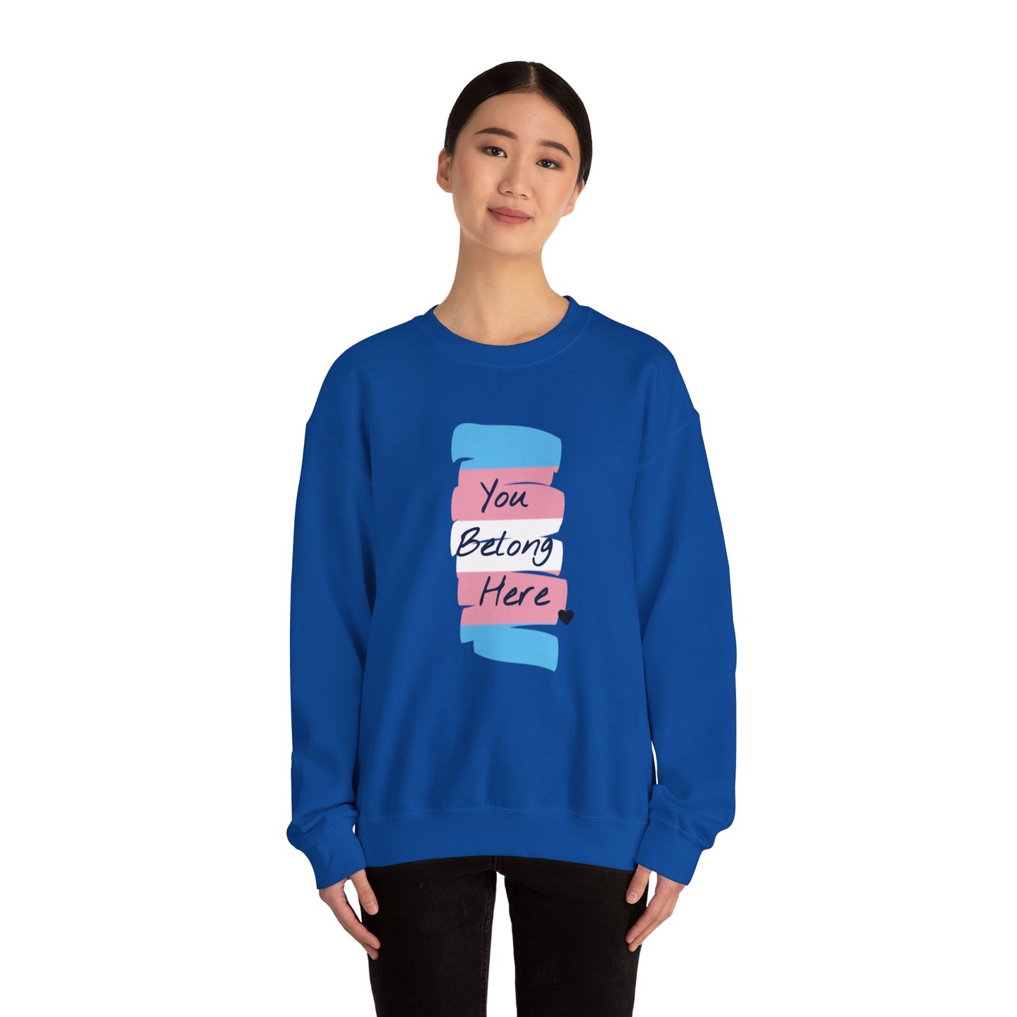 You Belong Here Heavy Blend™ Crewneck Sweatshirt