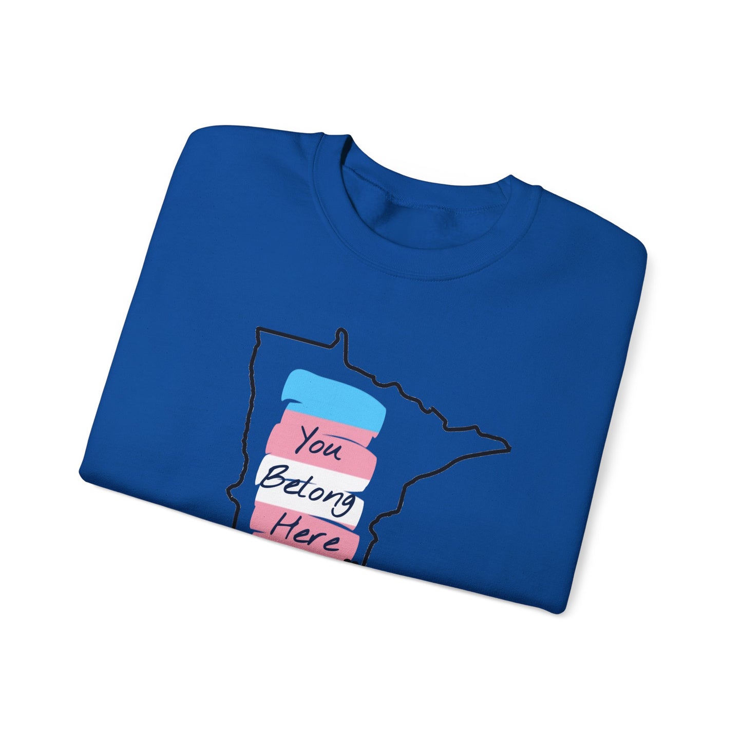 Minnesota You Belong Here Heavy Blend™ Crewneck Sweatshirt