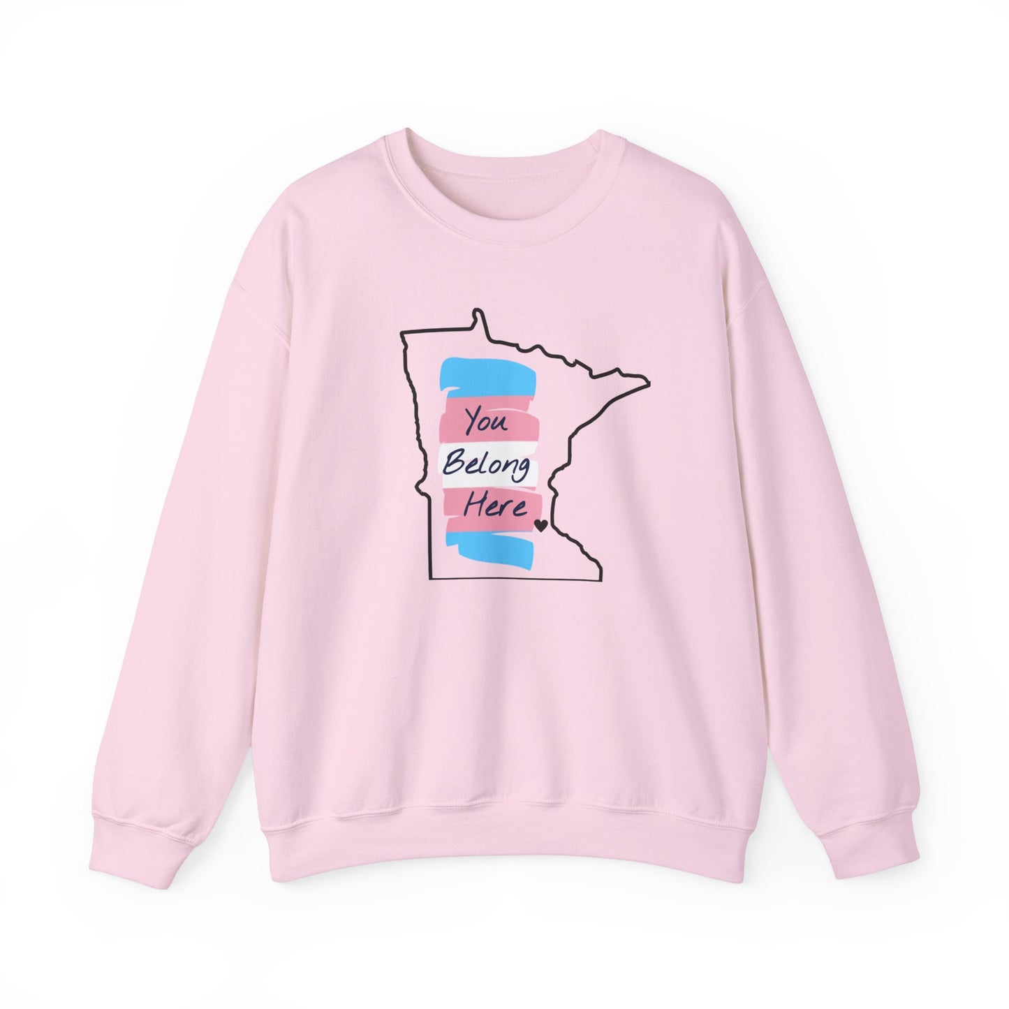 Minnesota You Belong Here Heavy Blend™ Crewneck Sweatshirt
