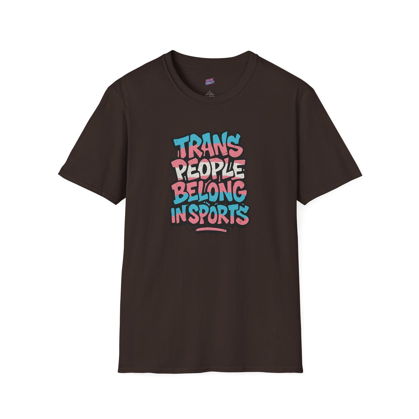 Trans People Belong In Sports Tee