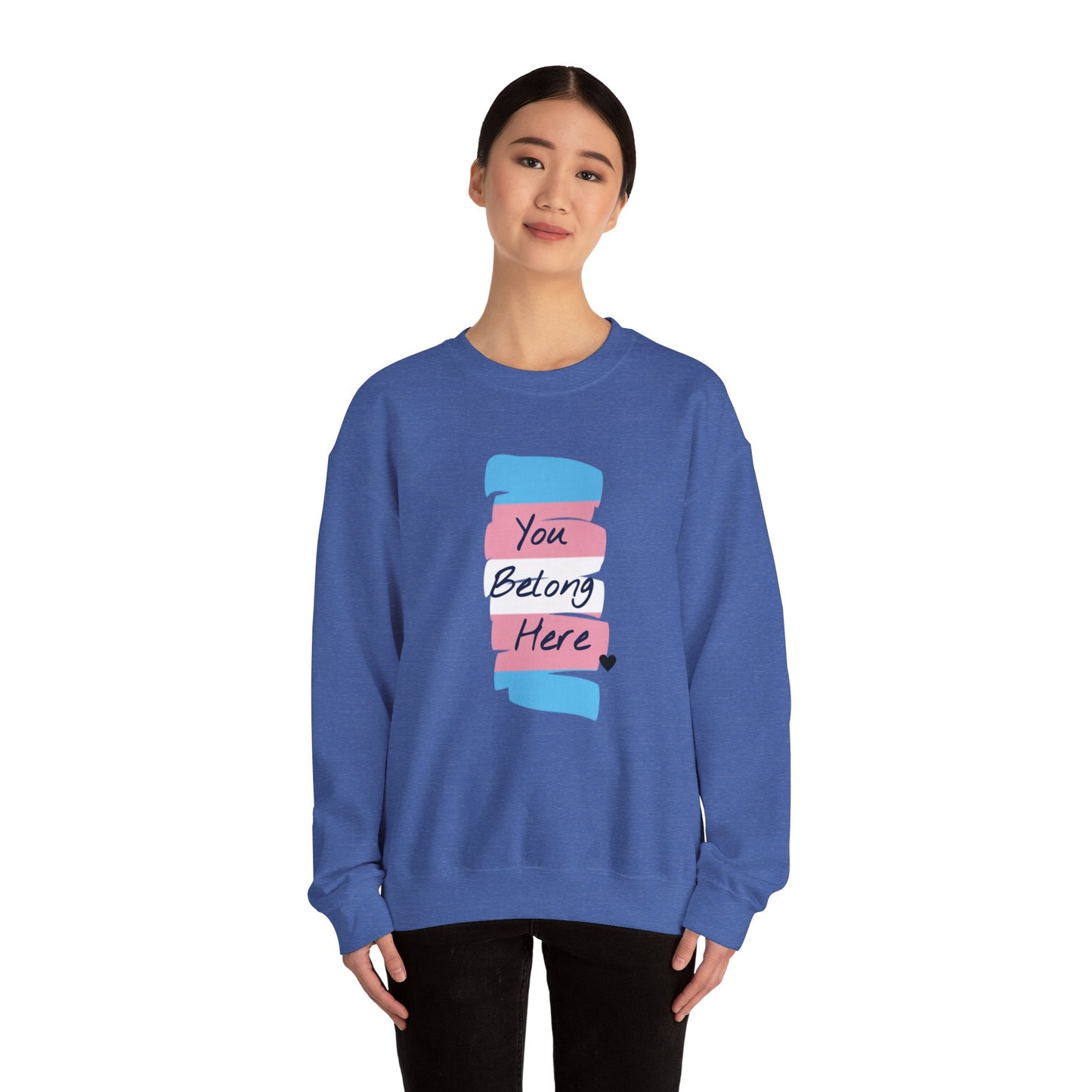 You Belong Here Heavy Blend™ Crewneck Sweatshirt