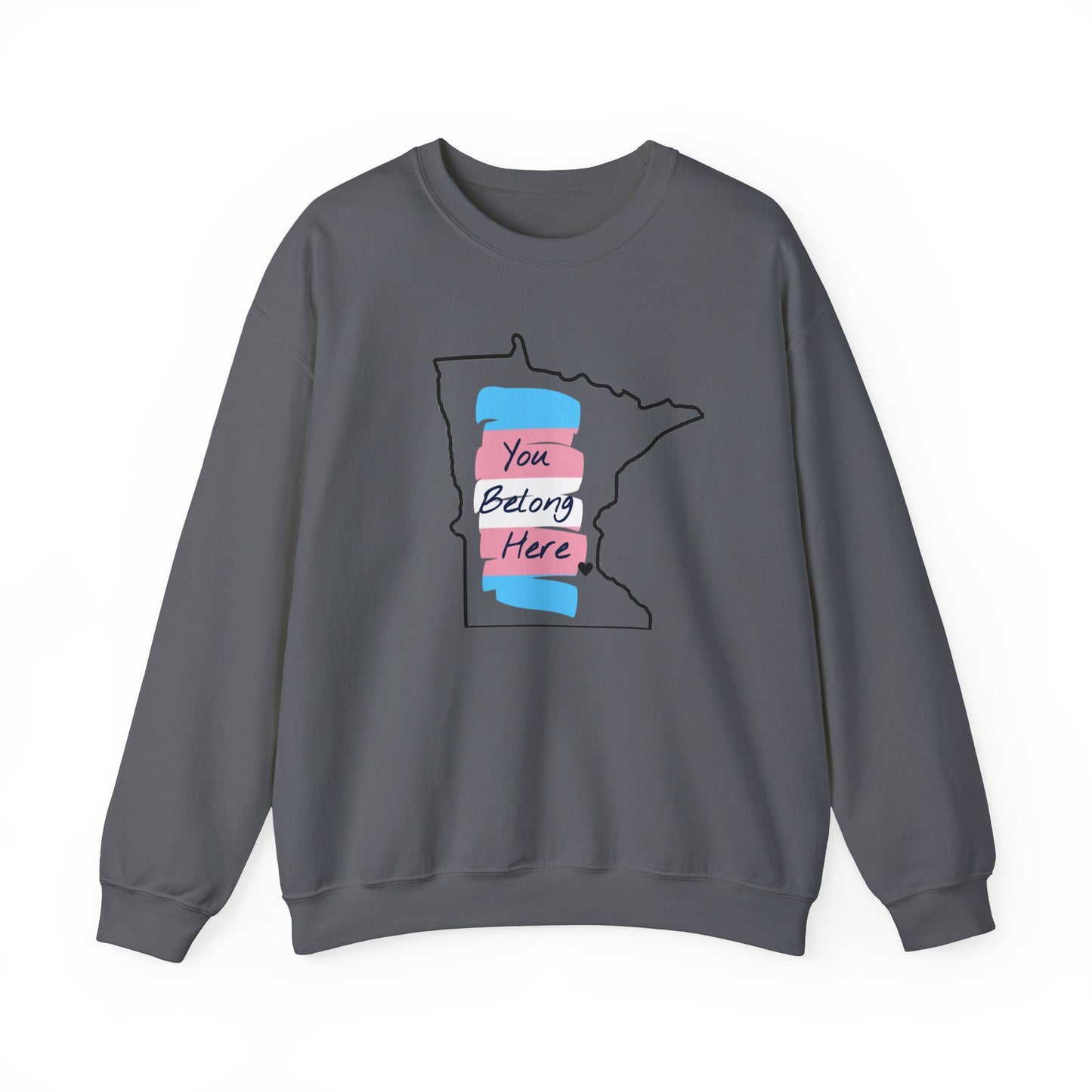 Minnesota You Belong Here Heavy Blend™ Crewneck Sweatshirt