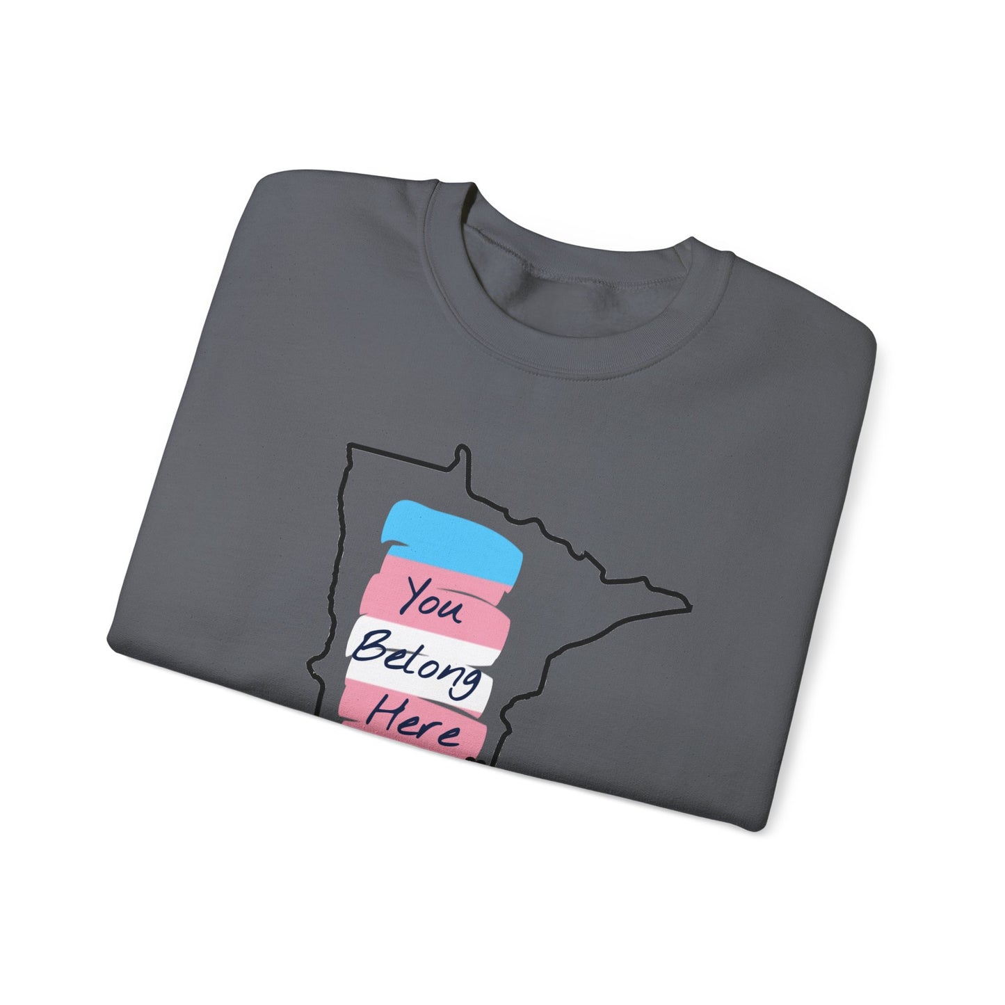 Minnesota You Belong Here Heavy Blend™ Crewneck Sweatshirt